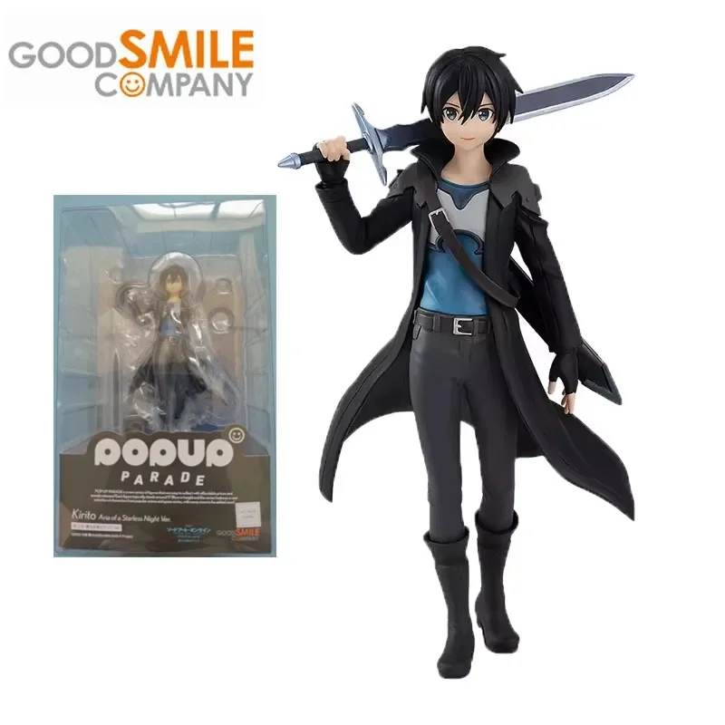 GSC POP UP PARADE Original Sword Art Online Anime Figure Kirito Action Figure Toys for Boys Girls Kids Children Birthday Gifts