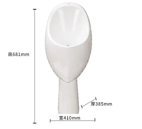 Intelligent Innovation Waterless Urinal Eco-Friendly Ceramic Body Filter Core Odor-Blocking Liquid Floating Barrier Modern