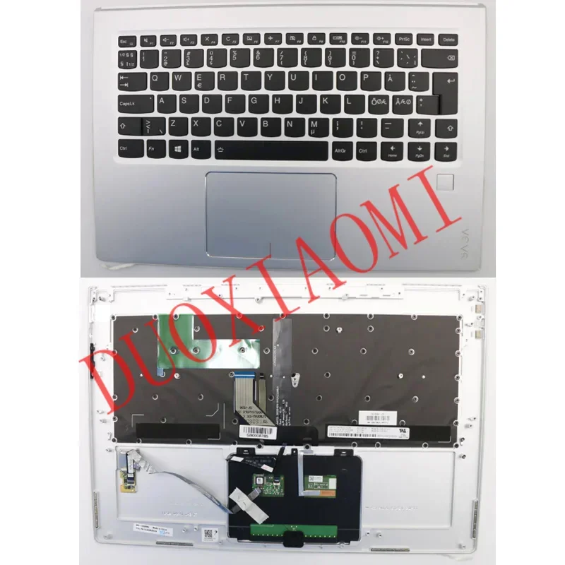 

Новинка для Lenovo ideapad Yoga 910-13IKB стеклянный ноутбук C-чехол с клавиатурой скандинавский серебристый подсветка 5CB0M35029