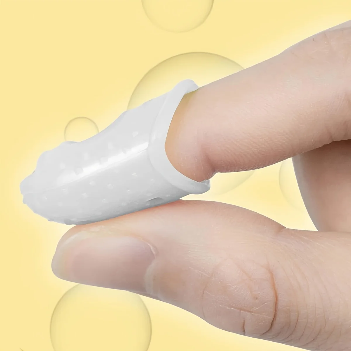 16Pcs Silicone Guitar Finger Caps Wear‑Resistant Soft Sponge Finger Guards for Ukulele Folk Guitar Practice Accessories
