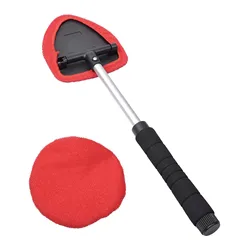 Car Windshield Window Cleaner Brush Telescopic Glass Cleaning Wash Tool Scraper Wiper Auto Window Anti-fog Defogging Brush