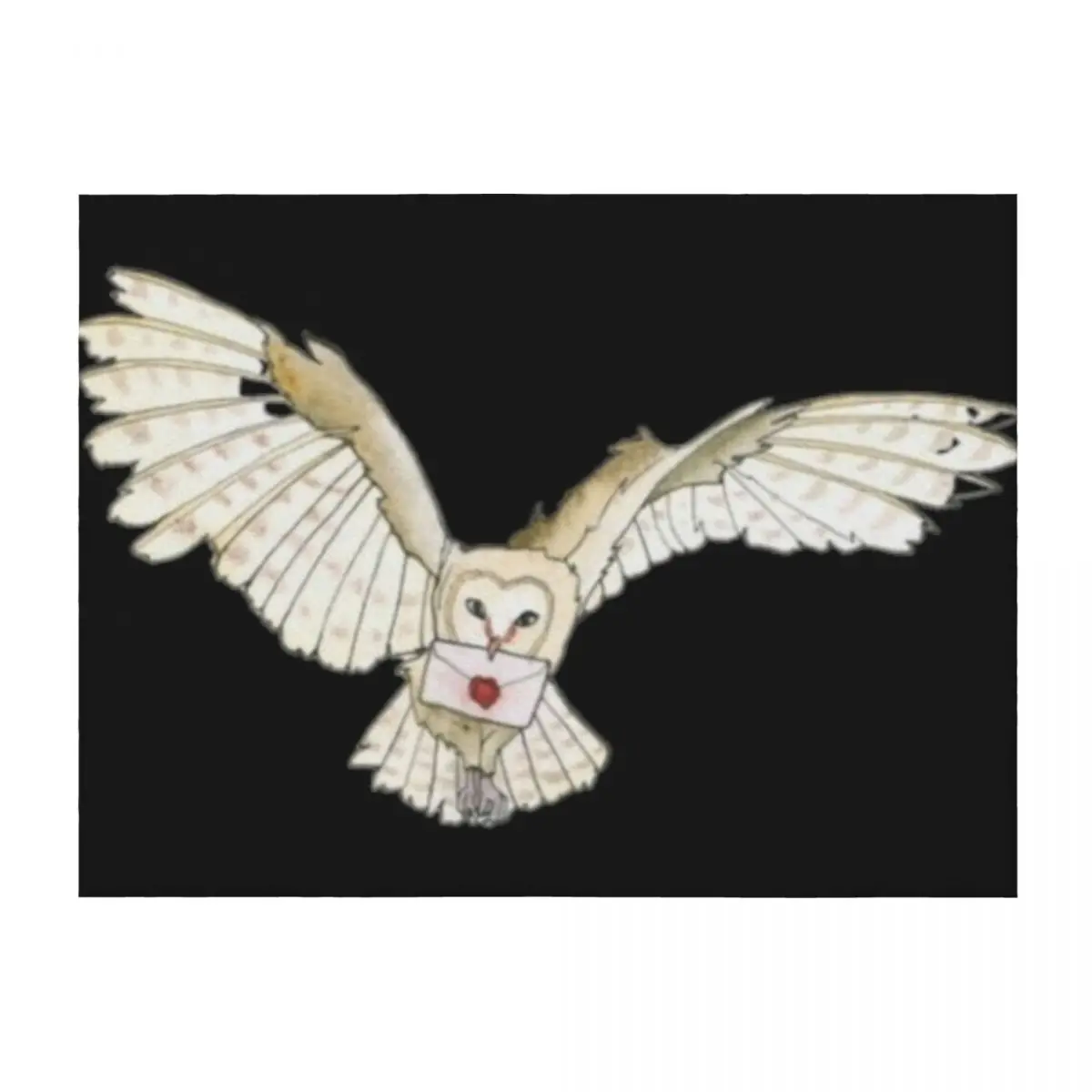 

Flying Owl for Wizards Sticker Aesthetic Room Decorations Room Design Room Decor Cute Decorations Aesthetics Throw Blanket