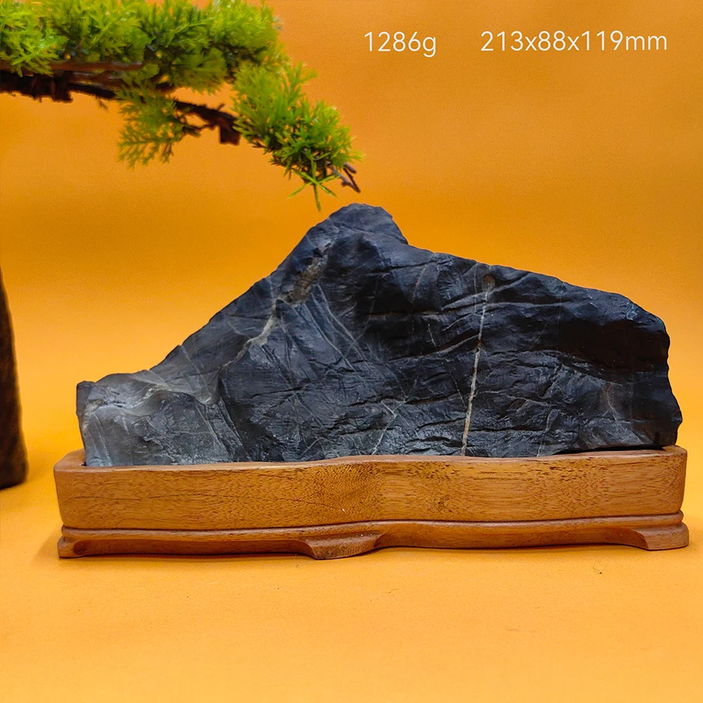 

MTBUY Suiseki Stone Sculpture Mountain Rock Asian Natural Stone Cadeau Homme Office Decoration Rough Stone Collection Stone