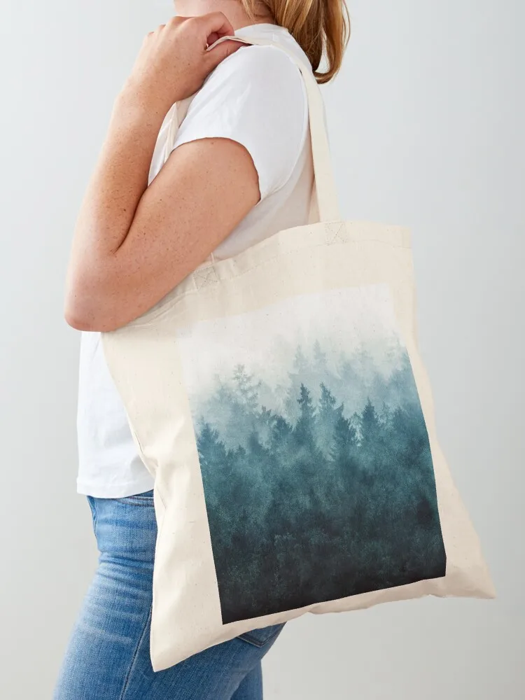 The Heart Of My Heart // So Far From Home In A Misty Foggy Fall Wilderness Forest Covered In Act Blue Magic Fog Tote Bag