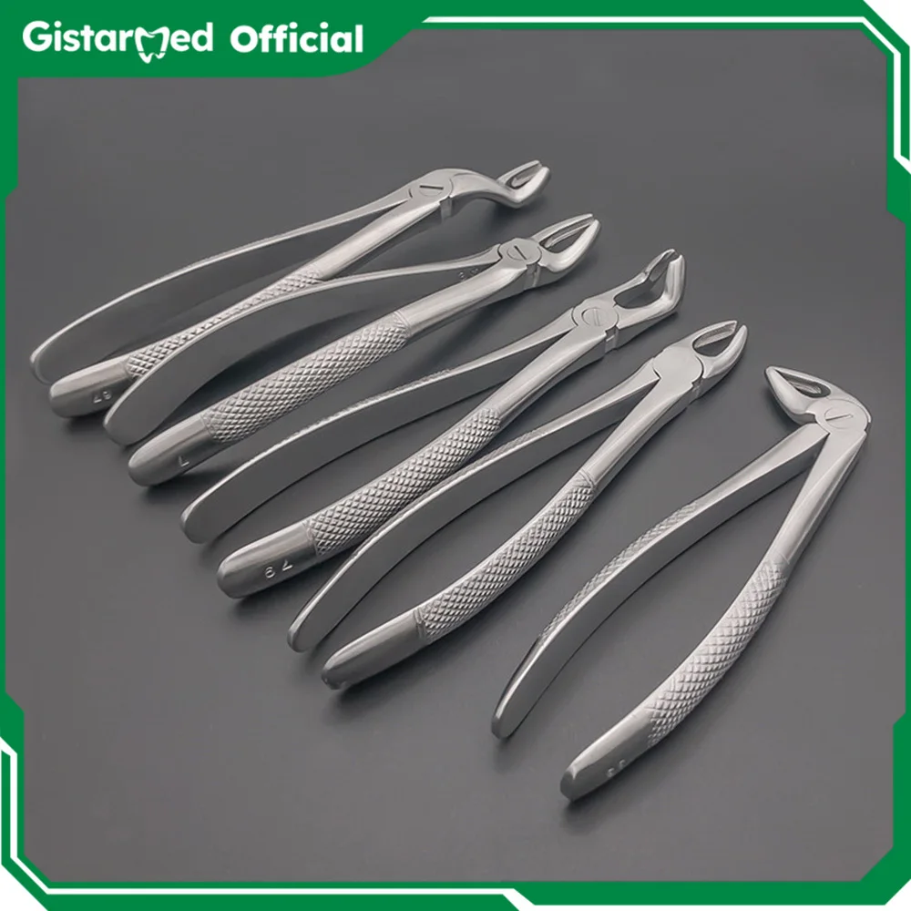 Top Quality Dental Tooth Extraction Forceps Root Fragment Teeth Pliers Dentistry Surgical Instrument Tools Aldult Molar forceps