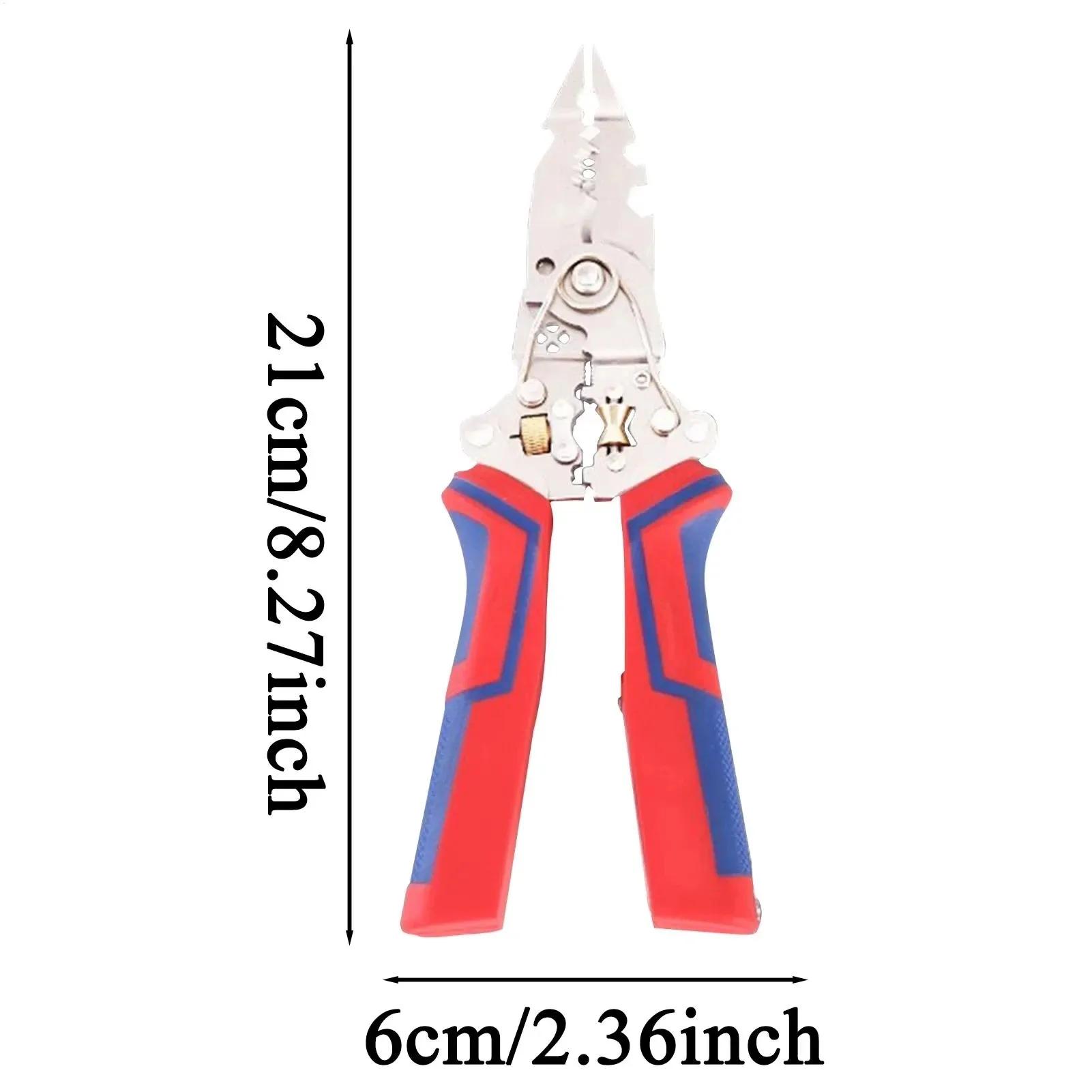 9-in-1 Foldable Wire Stripper Multitool Electrician Pliers with Electricity Measurement Function Cable Cutting And Crimping Tool