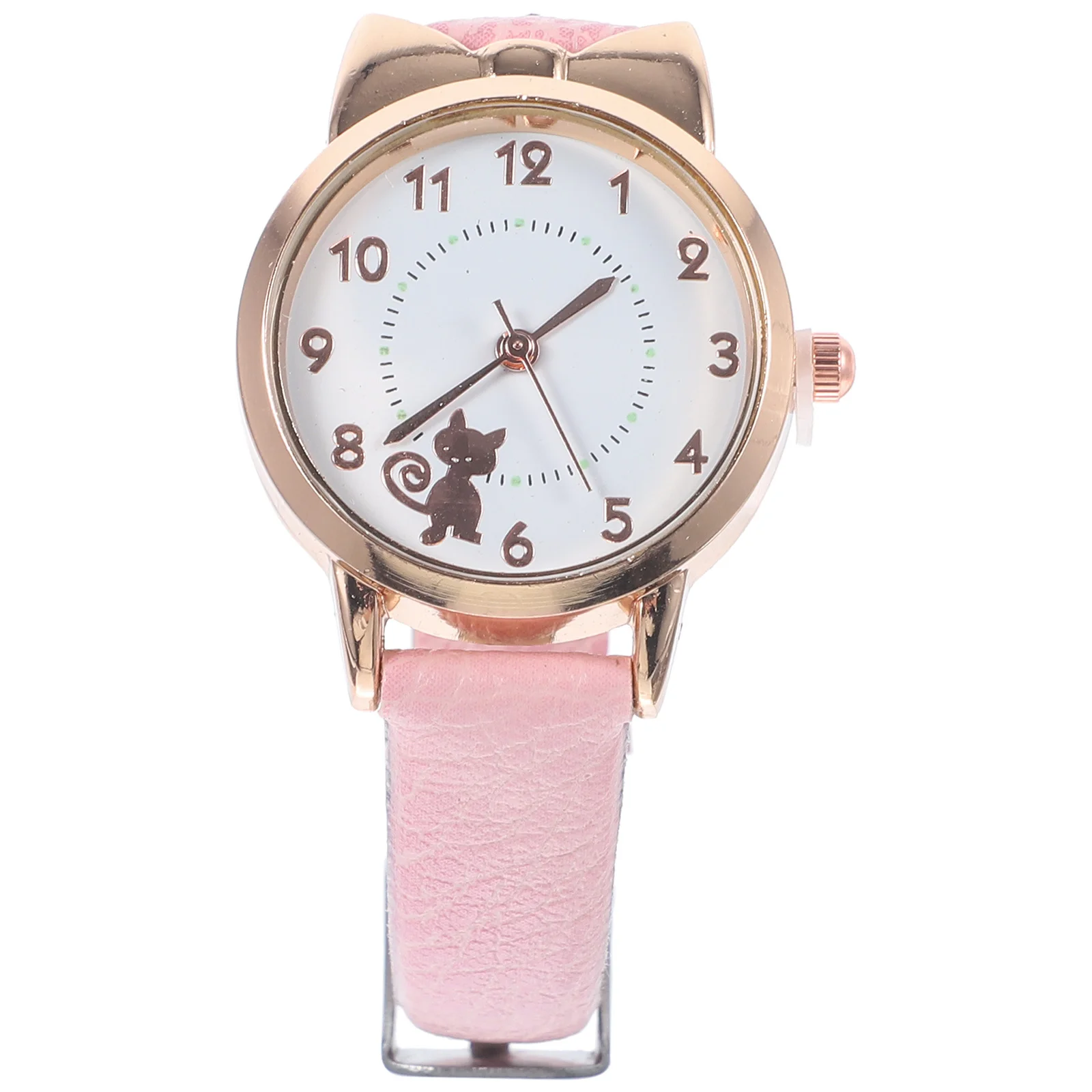 1pc アナログ Pu ストラップ用カジュアル腕時計アナログ時計用装飾ギフト