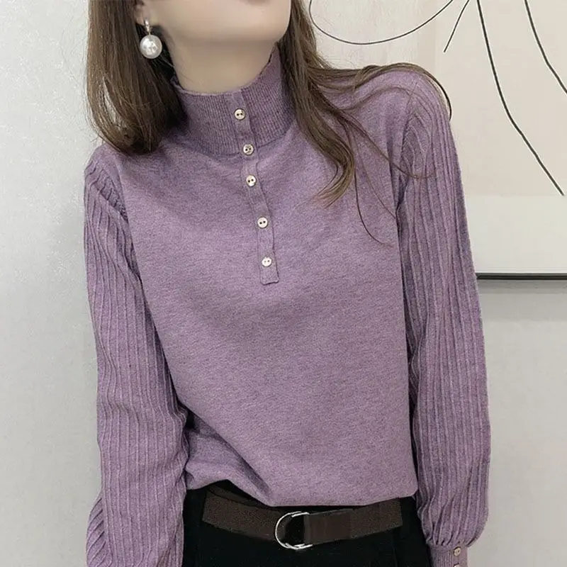 

Autumn Winter Women Sweater Turtleneck Slim Fit Solid Pullovers Thick Warm Jumpers High Strecth Korean Fashion Bottoming Shirts