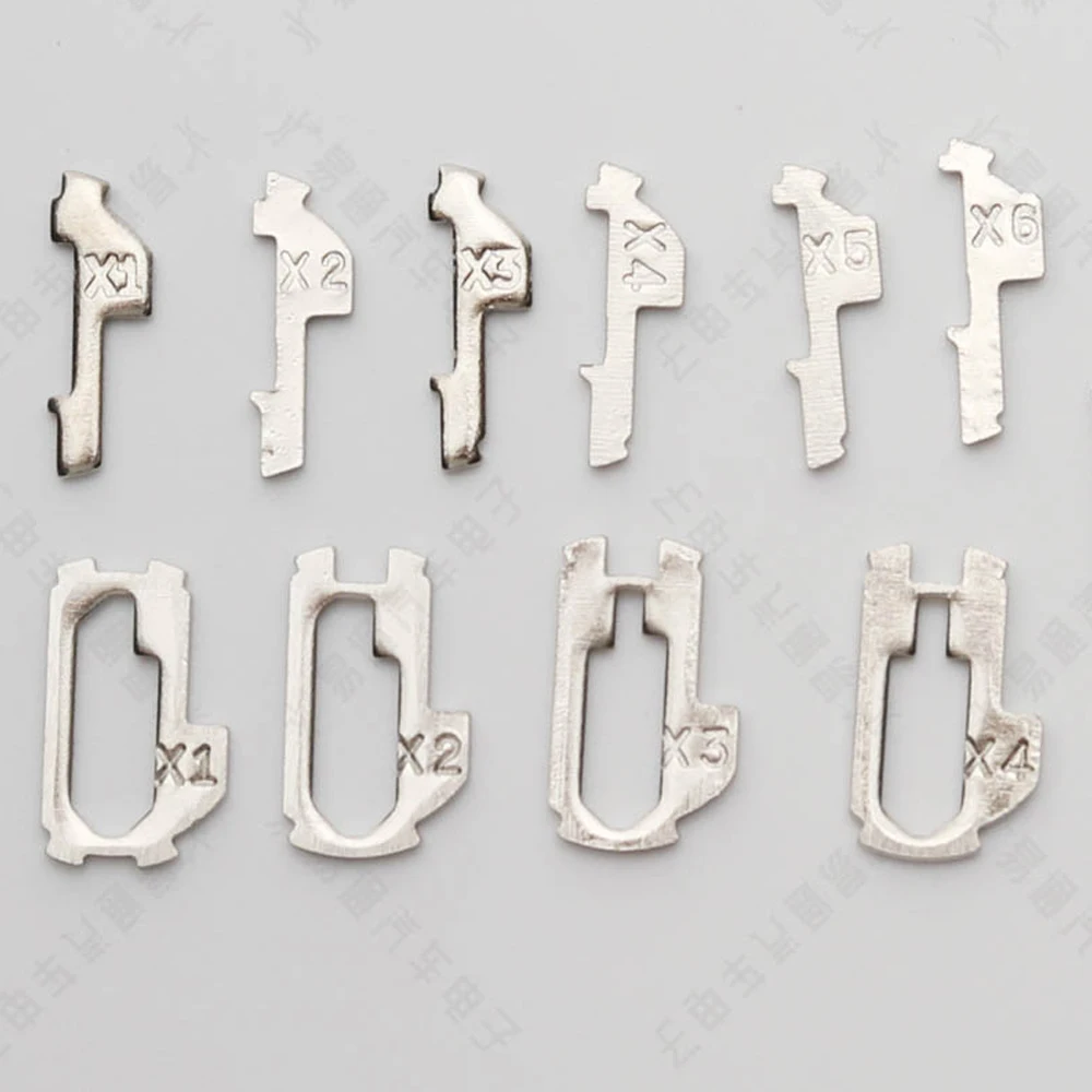 JMCKJ For Honda Auto Lock Repair Accesories locksmith Tool 380pcs 10 type Car Lock Reed HON66 Brass Iron  Material Lock Plate