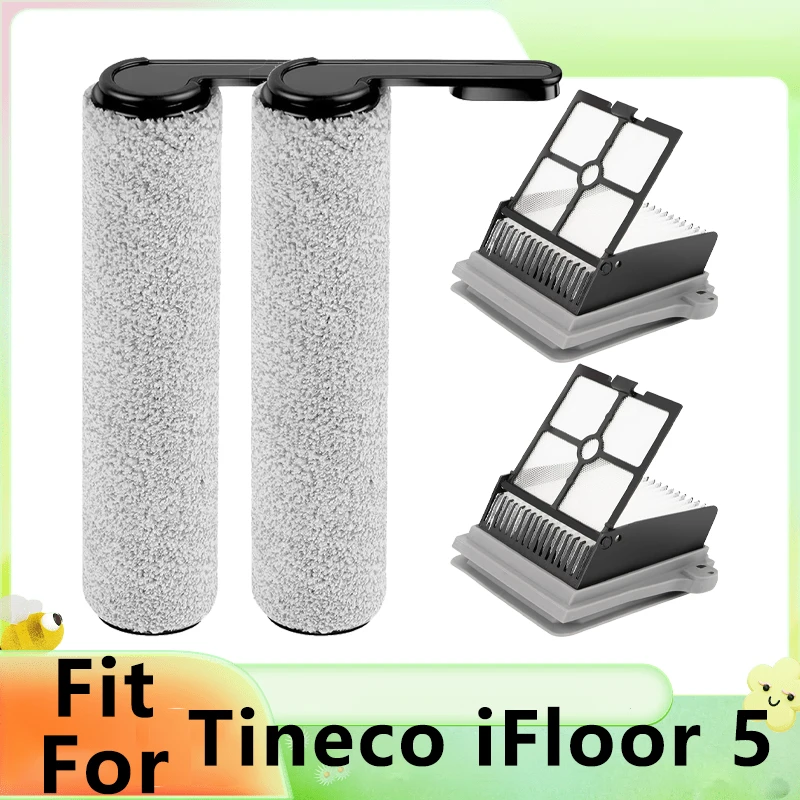 Rouleau pour aspirateur sec et humide Tineco iFloor 5, accessoires de remplacement, pièces de rechange, filtres à brosse à rouleau