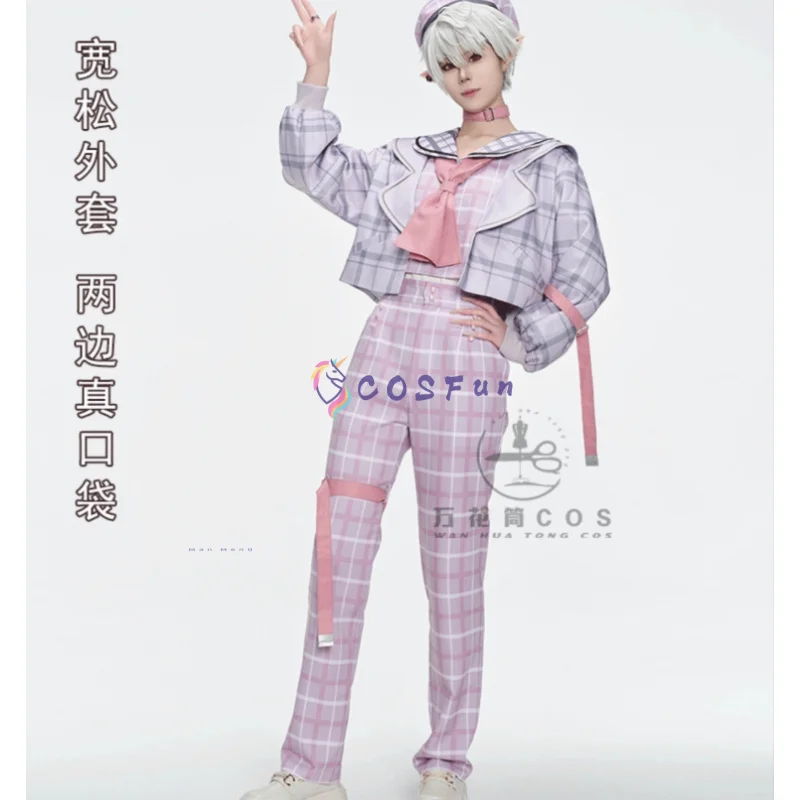 أزياء Vtuber Hololive Kuzuha Kanae التأثيرية معطف قبعة حفلة الهالوين ملحقات موحدة رائعة مجموعة كاملة من الدعائم