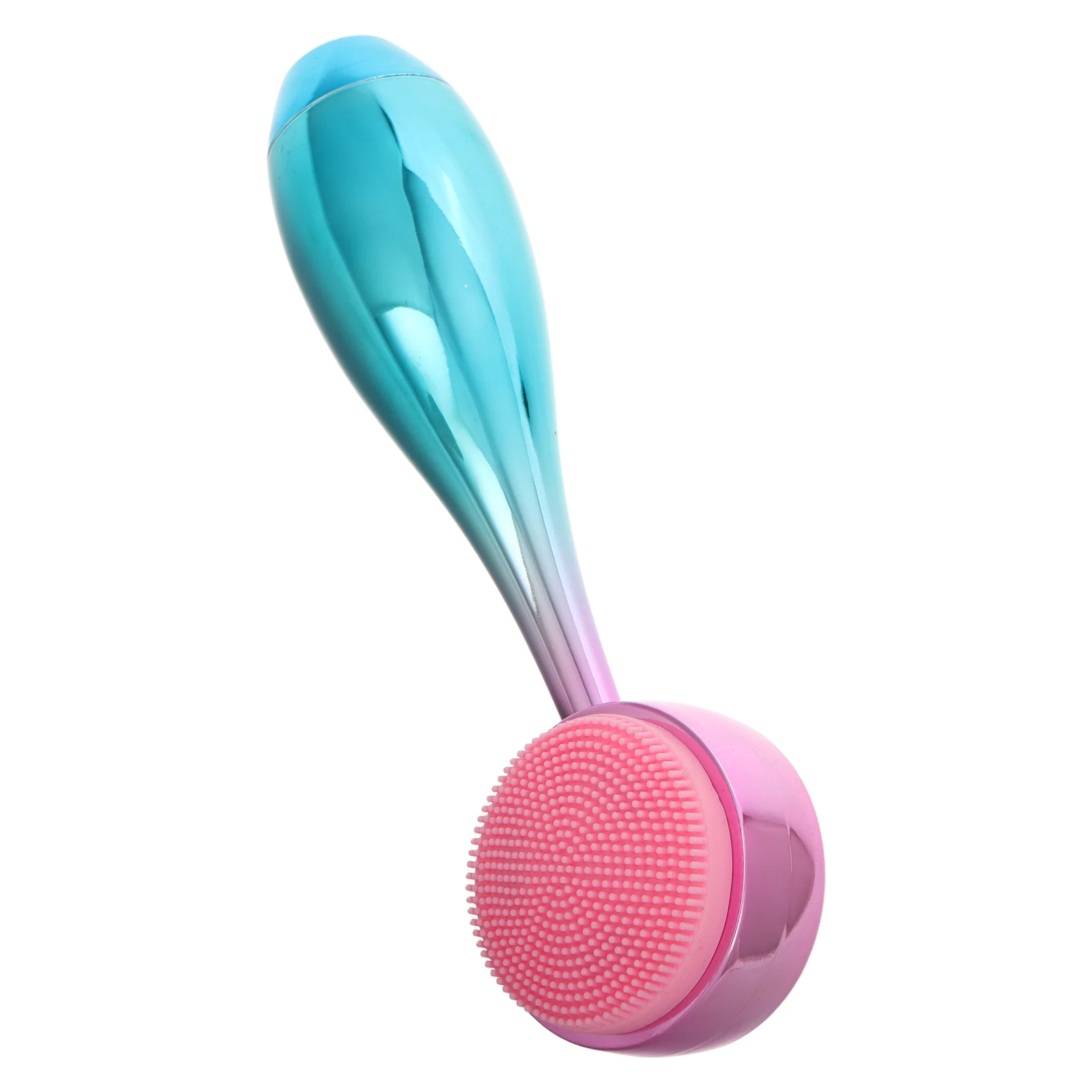 

Facial Cleansing Brush Dualsided Silicone Exfoliator Dry Scrubber Pore Cleanser Face Washer Massager Portable Travel Size
