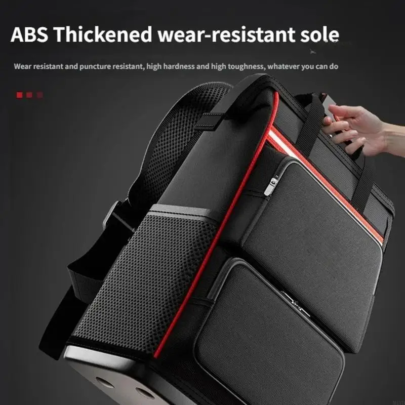 Tool Bag Backpack Tool Organization Bag for Men Tool Storage Work Bag Backpack for Repairman Electrician Handyman M4YD
