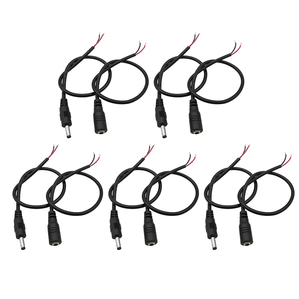 30cm Power Cable Extension Extension CCTV Connector 3.5x1.35mm Connector 30cm Length Easy Installation Efficient Power Transfer