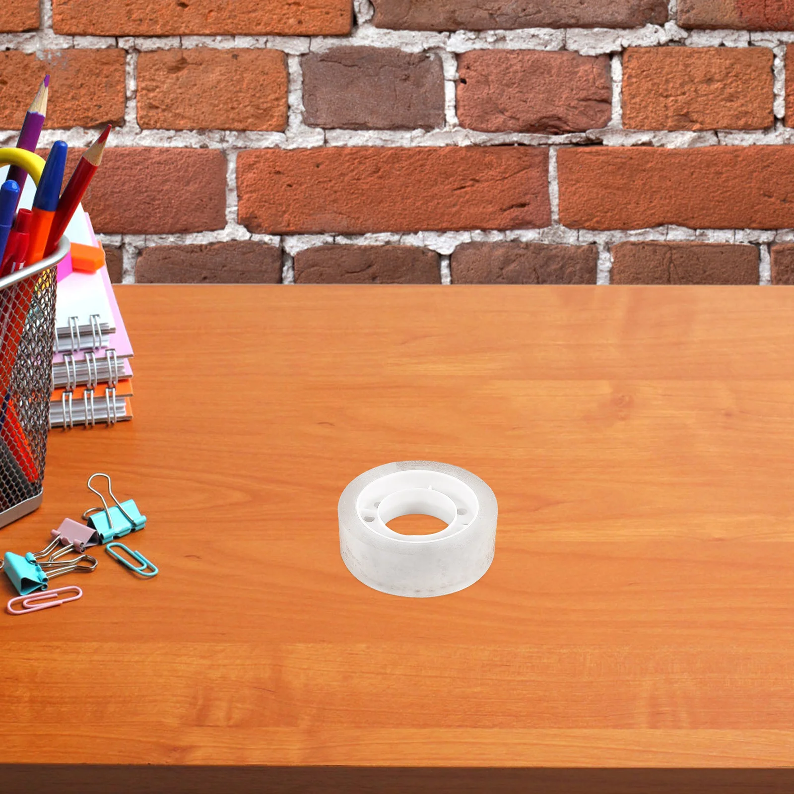 

16 Rolls Stationery Tape Office Clear Tapes Invisible Packing Small Refills for Dispenser Bopp Supplies Sticky Supply
