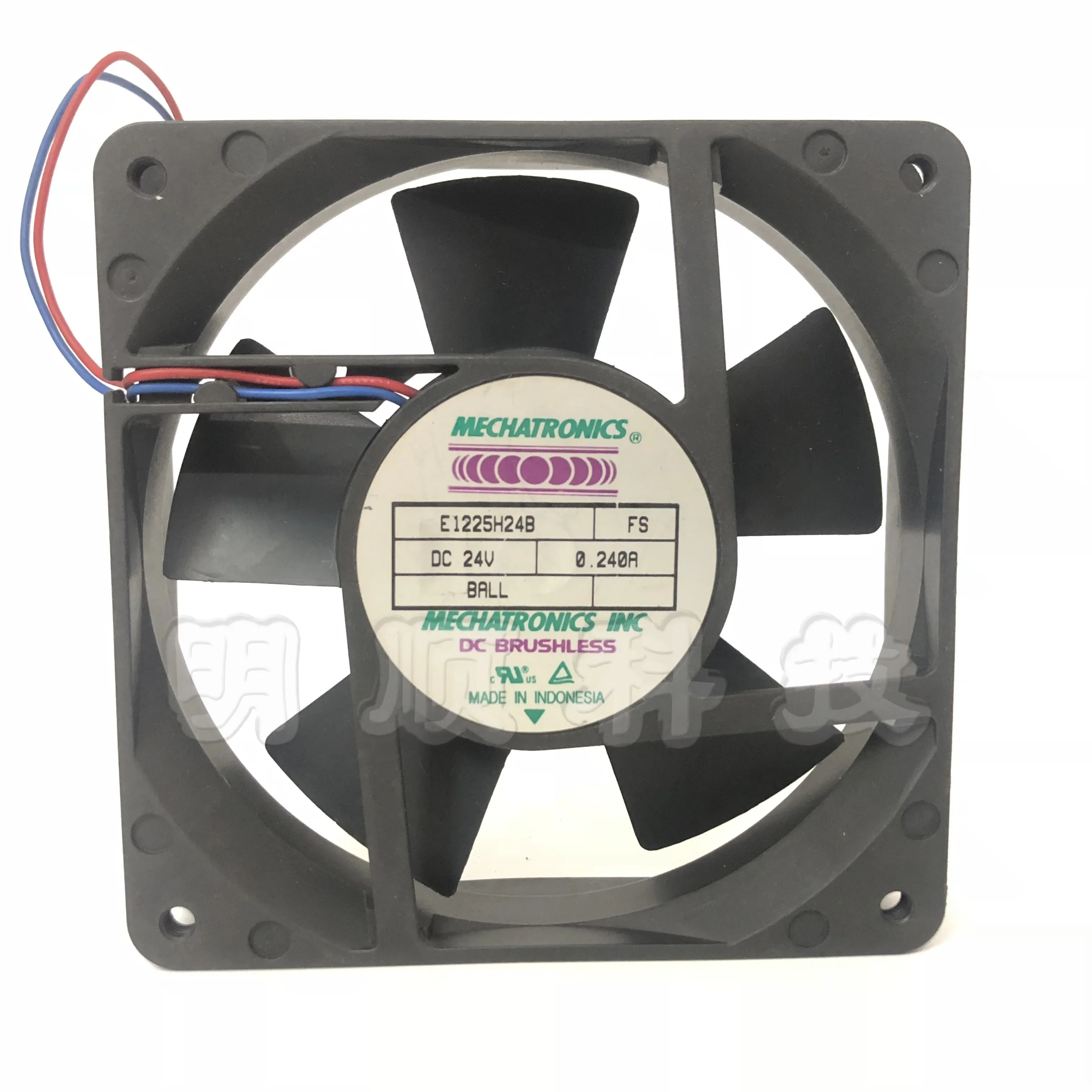 MECHATRONICS E1225H24B FS DC 24V 0.240A 120x120x25mm 2-Wire Server Cooler Fan