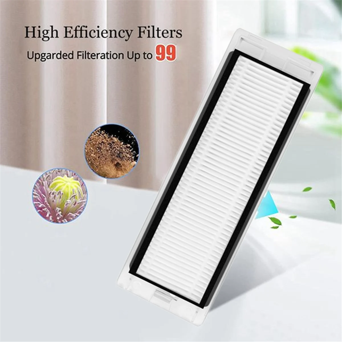 Juego de filtros A14M 8 Uds para Q5 / Q5 + accesorios de Robot aspirador piezas de repuesto