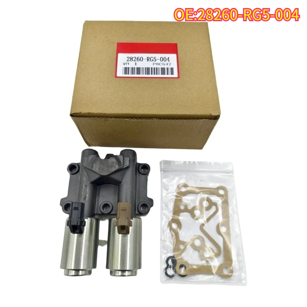 

High quality New For 28260-RG5-004 Transmission Dual Shift Solenoid &Gasket 28260RG5004 For Honda Civic Fit L4 1.8L 2.4L