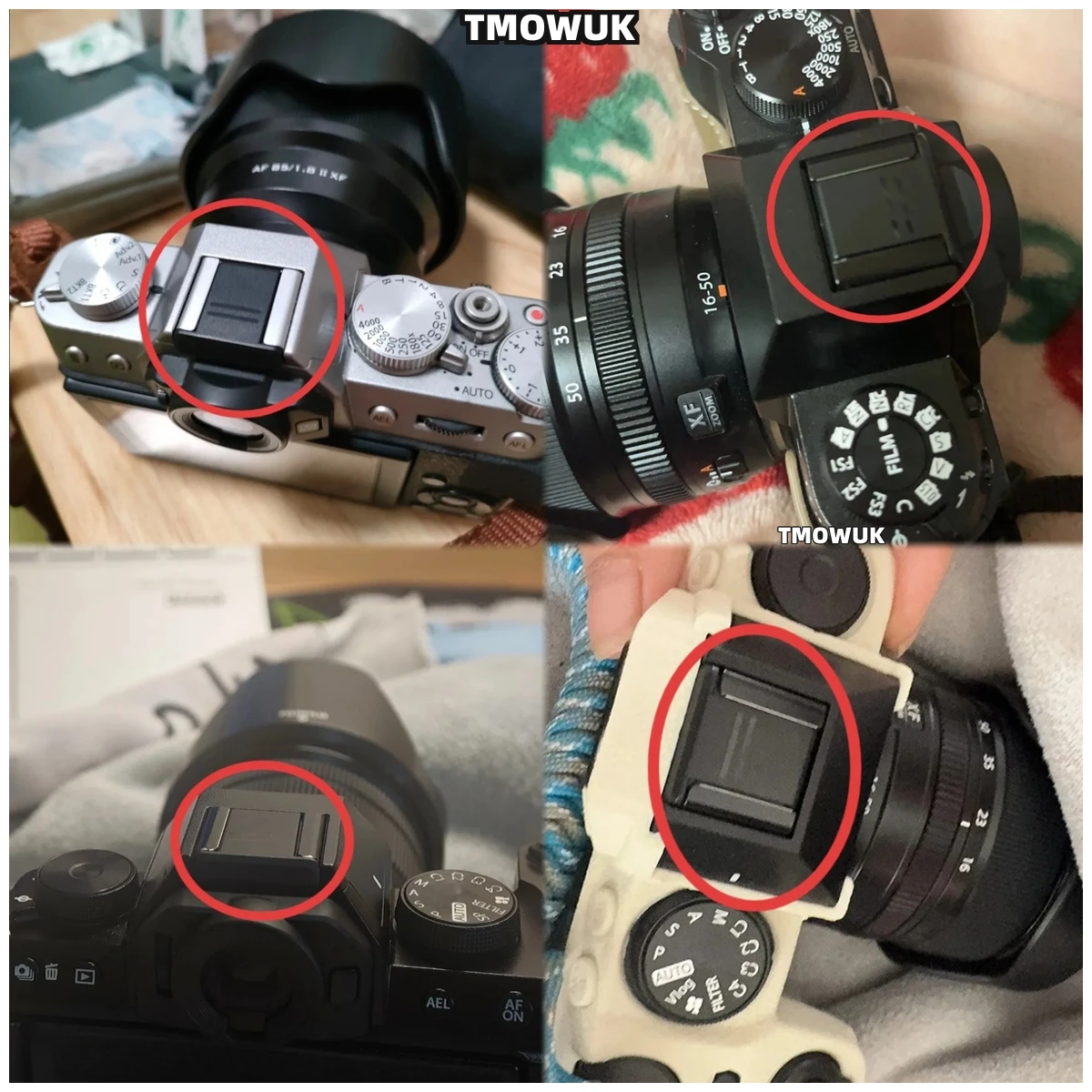 

For Fujifilm X-T5 X-T20 X-T100 X-H2 GFX ETERNA X-Pro3 X-S10 X-A10 Hot Shoe Cover Camera Accessories Cap Protector