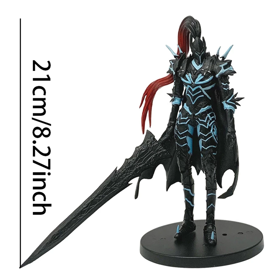 21cm/8.27inch Solo Leveling Anime Figure Sung Jinwoo Action Figure Knightmaster Yeglit Figurine PVC Adult Collection Model Toy image 3