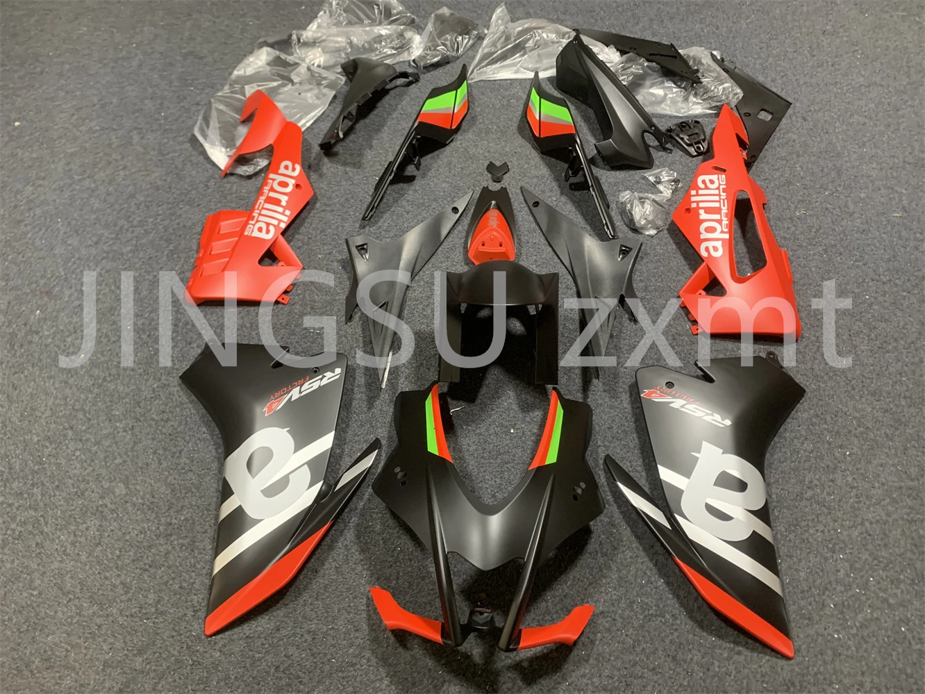 New ABS Whole Motorcycle Fairings Kit Fit For Aprilia RSV4 1000 2016 2017 2018 2019 16 17 18 19 Bodywork Set Custom Red Matte