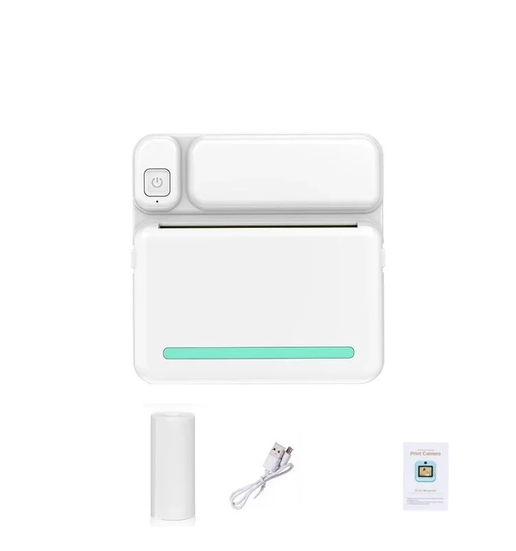 ミニ HD ポータブルラベルプリンターワイヤレス写真ラベルメモ間違った質問印刷ワイヤレスサーマルステッカーラベルプリンター