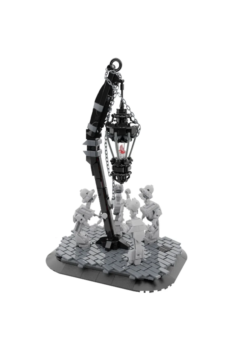 

MOC Bloodborne Lamp Building Blocks Model Popular Horror Games Bloodborne Lamp Creative Bricks Assembly Toys Kids Birthday Gifts