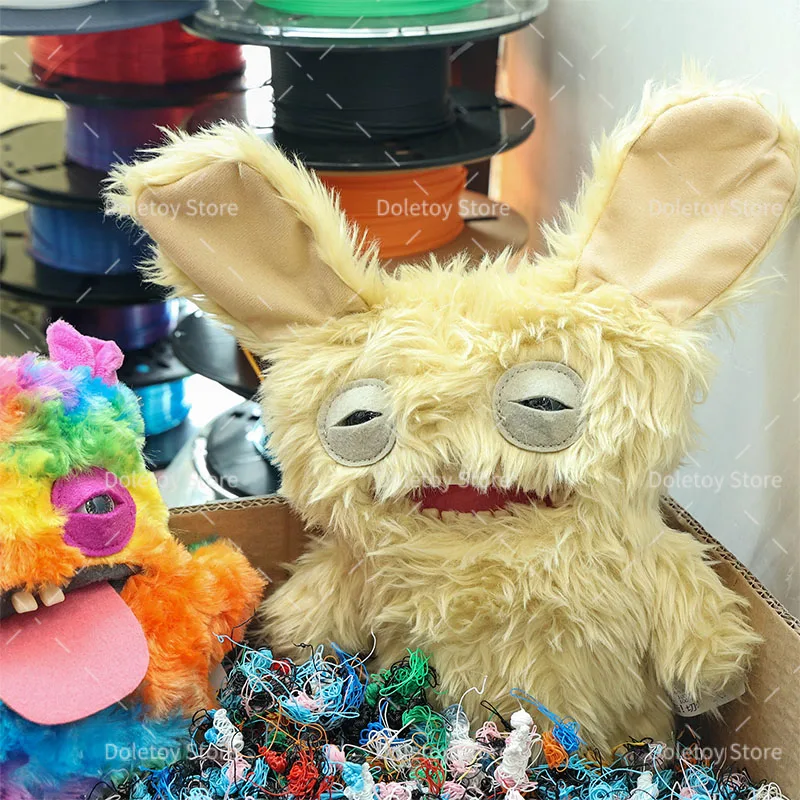 

Оригинальные плюшевые игрушки Fuggler, серия для домашних животных, уродливые зубы, монстры Cheezee Reek-O Mr, кнопки, анолированные куклы Alien Rabid Rabbit Peluche