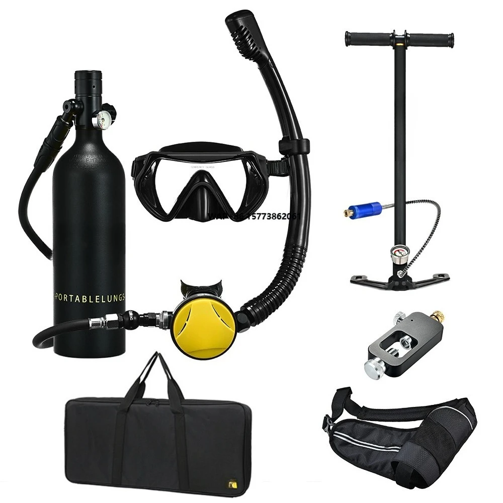 

1L ODM Aluminum X4000Plus Snorkel Scuba Set New Design Portable Deep Diving Equipment with High Pressure