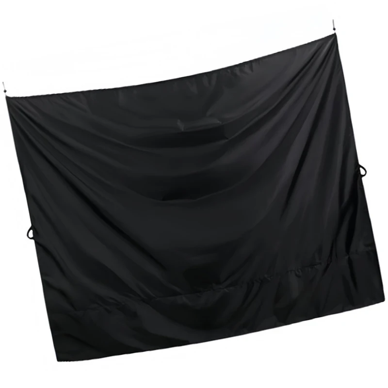 

1Pc 183x168cm Camper Van Barn Door Privacy Curtains Cover With Hooks For Outdoor Shower Curtain RV Supplies