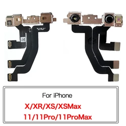 Front Camera Flex Cable Replacement For iPhone  X XR Xs 11 Pro Max Face Camera With Proximity Sensor Flex No Face ID Phone Parts