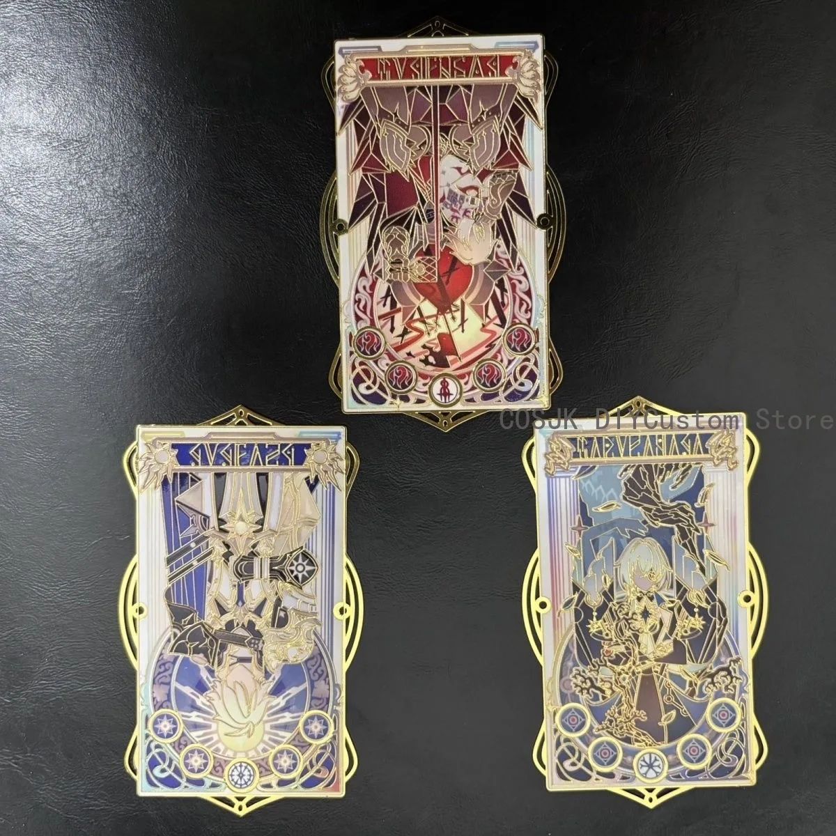 

2025 Game Anime Honkai: Star Rail Phainon Mydei Anaxa Metal Card Bookmark Collection Cosplay Birthday Gift