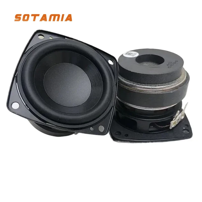 

SOTAMIA 2Pcs 2.75 Inch Mid-subwoofer Speaker 4 Ohm 20W HiFi Loudspeaker Long Stroke DIY Bluetooth Speaker for JBL Xtreme 2