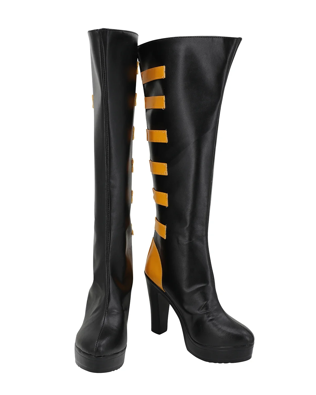 Trio Tiger's Eye Amazon Cosplay Shoes High Heel Boots Custom Made Any Size