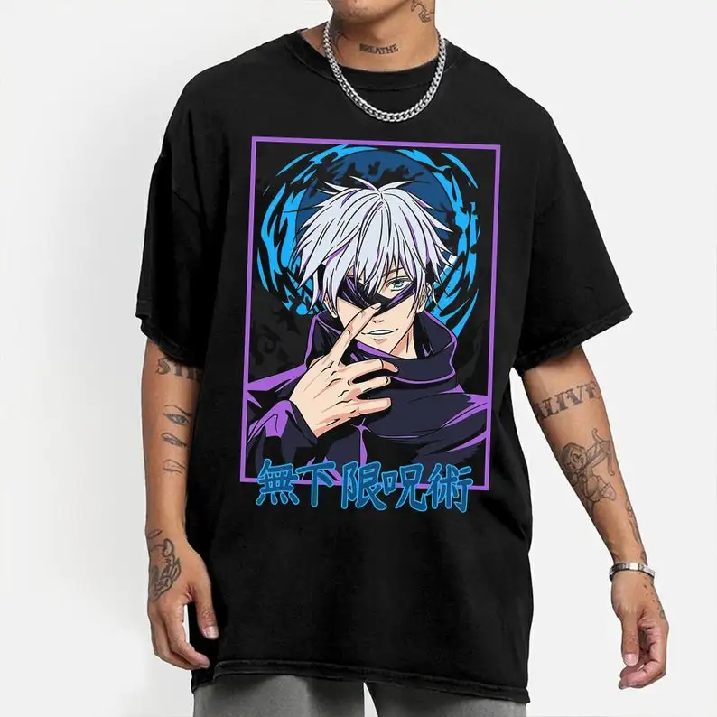 

Satoru Gojo Anime Shirt, Gojo Shirt, Anime Manga Shirt, Anime Lovers Shirt