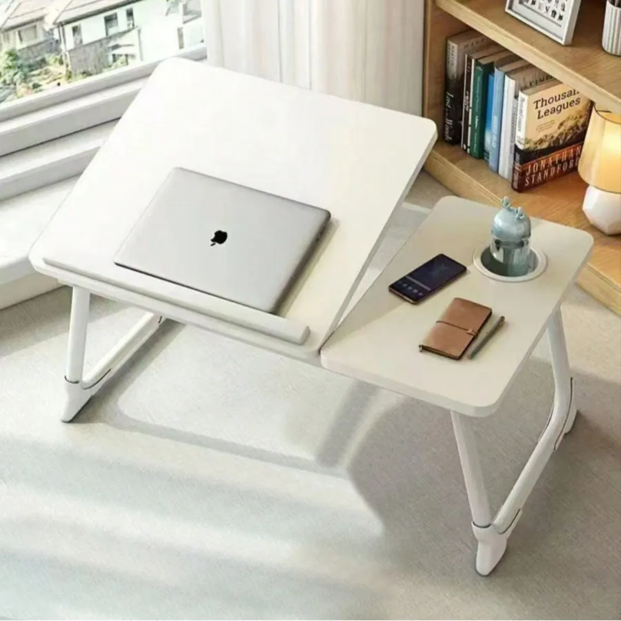 

Bed Or Sofa Laptop Desk, Lap Desk, Home Office Desk, Desk With Cup Holder, Laptop Bed Stand, Available Folding Leg Desk
