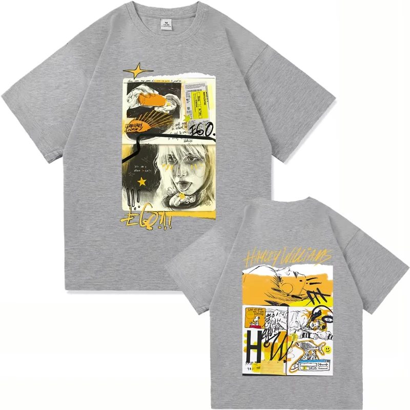 2025 هايلي ويليامز الذاتي الموت في حفلة البكالوريوس الرجال القطن تي شيرت ملابس كاجوال Harajuku عالية الجودة تي شيرت كامل #4