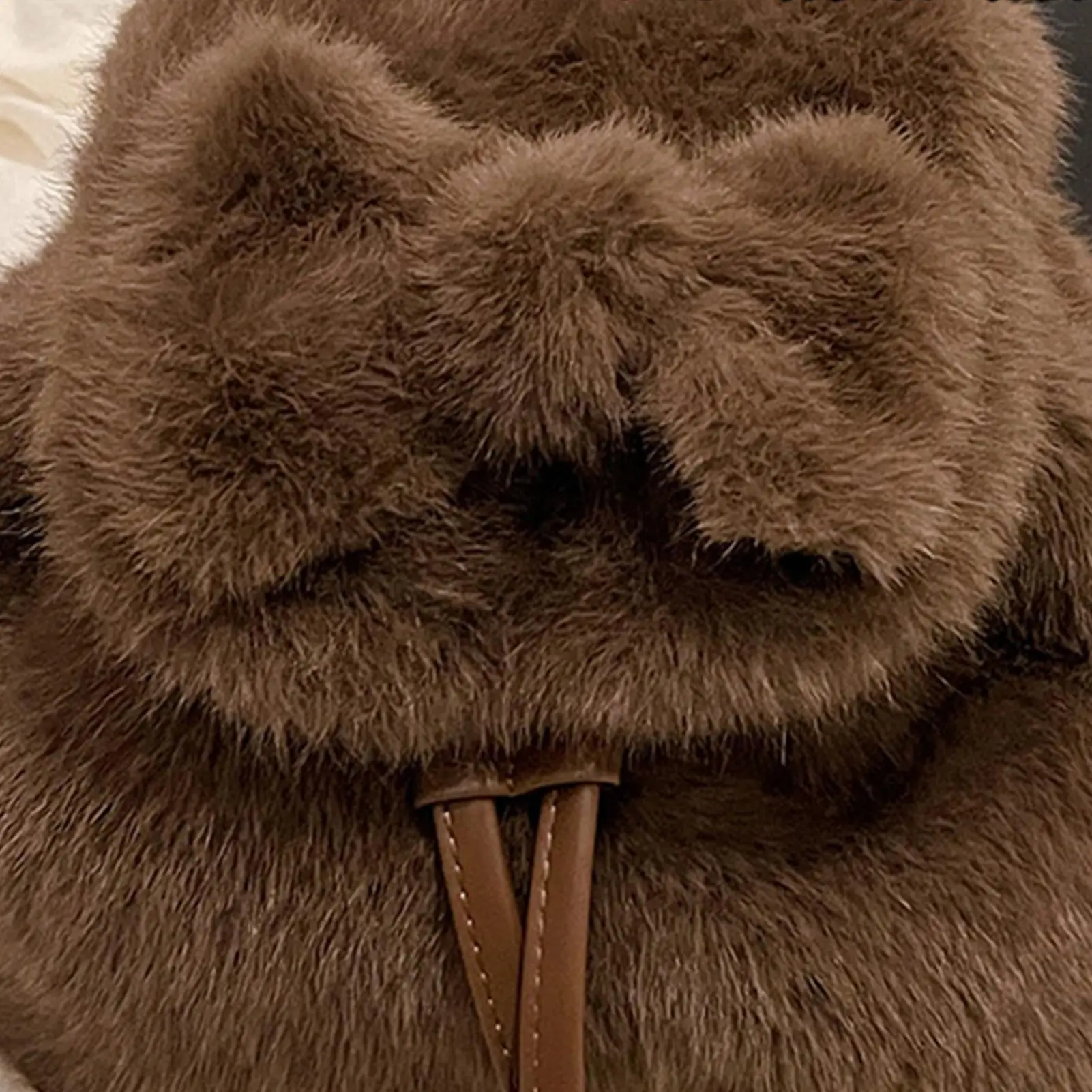 Mochila de pelúcia crianças arco bolsa mochila escola bookbag para viagens escolares creche estudante natal compras festas crianças