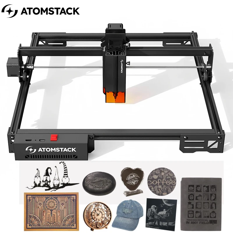 

ATOMSTACK A20 PRO V2 20W Cutter High Accuracy Engraving Machine for Personalized Gifts Business Cards Wood Engraver