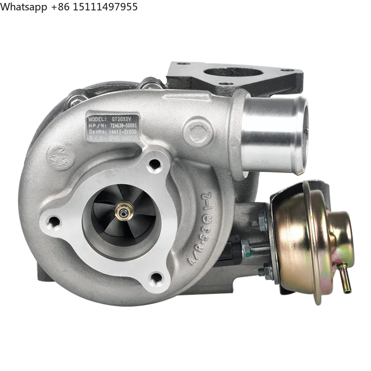 

GT2052V 724639-0002 14411-2X900 Oil Cooled 14411-VC100 Standard Turbo for Europe Remarketing Nozzle Ring Turbocharger