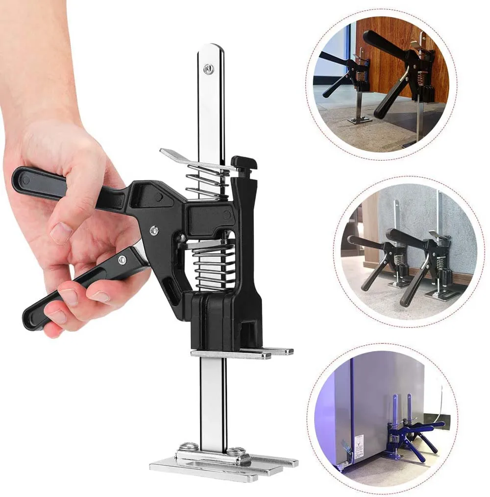 Hand Lifting Tool Labor-Saving Arm Jack Door Panel Drywall Lifting Cabinet Board Lifter Tile Height Adjuster Elevator Tool