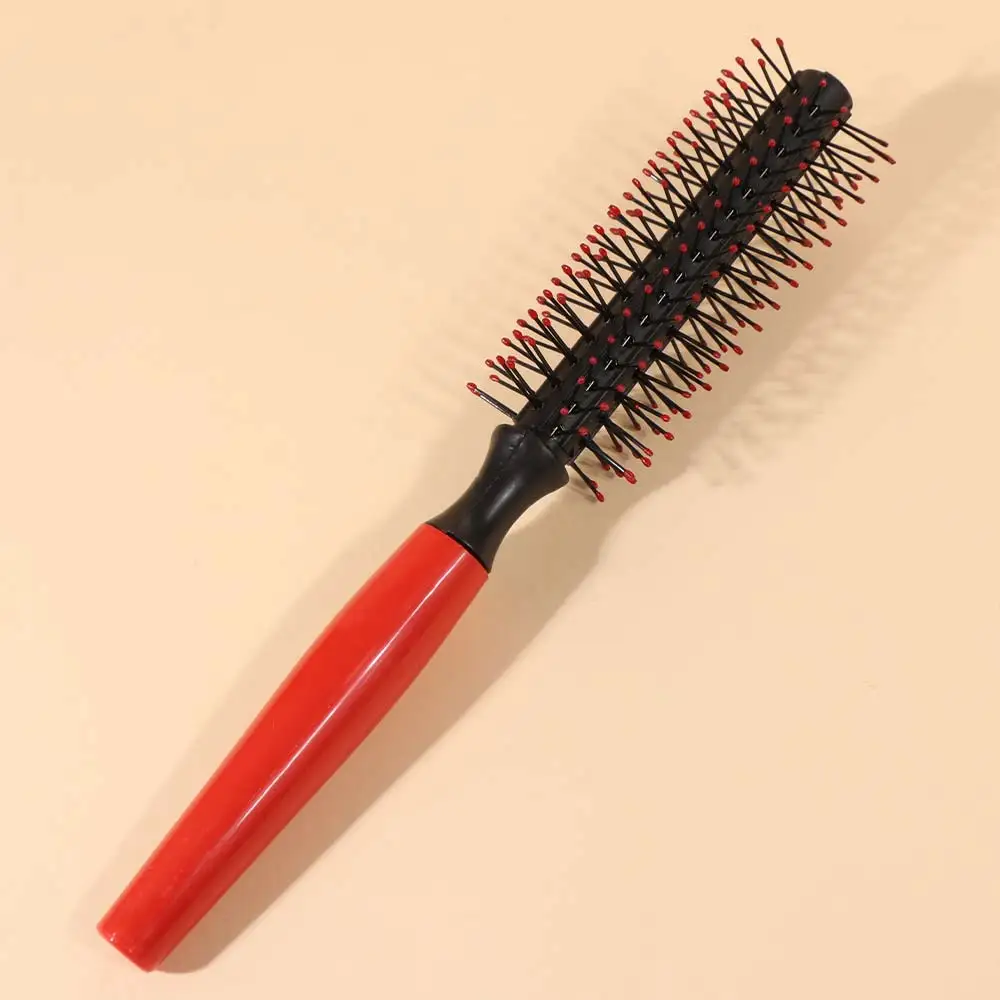 

Professional Curly Hair Styling Round Comb Hairdressing Anti-static Roller Comb Cylindrical Non-slip Hairstyle Massage Hairbrush