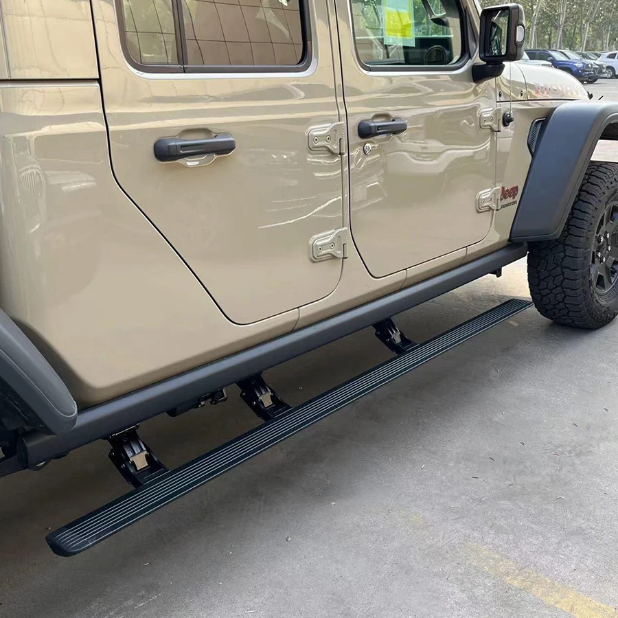 

Easy Install Aluminum Running Board Automatic Electric Power Side Step for Jeep Gladiator JT Pickup Truck 2022+