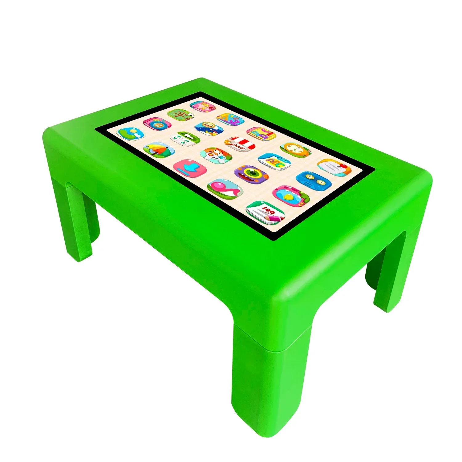4K Waterproof school smart interactive game multi touch screen smart kids table