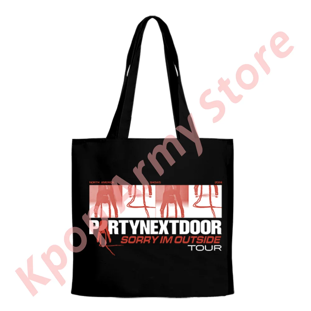 PartyNextDoor Tour Merch Tote New Logo Shoulder Bags Summer Women Men Fashion Casual Streetwear