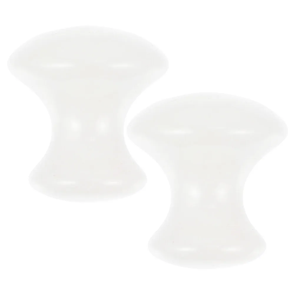 

Набор из 2 натуральных массажных камней в форме гриба для Гуаша, инструмент для контурной пластики лица, зоны вокруг глаз и снятия напряжения в шее