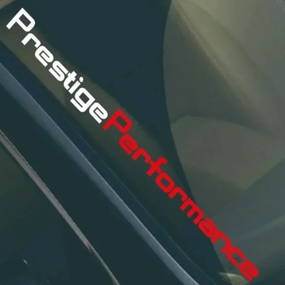 Car Body Stickers 55 X 6 CM Prestige Performance Front Windshield Decor Auto Back Door Glass Sticker