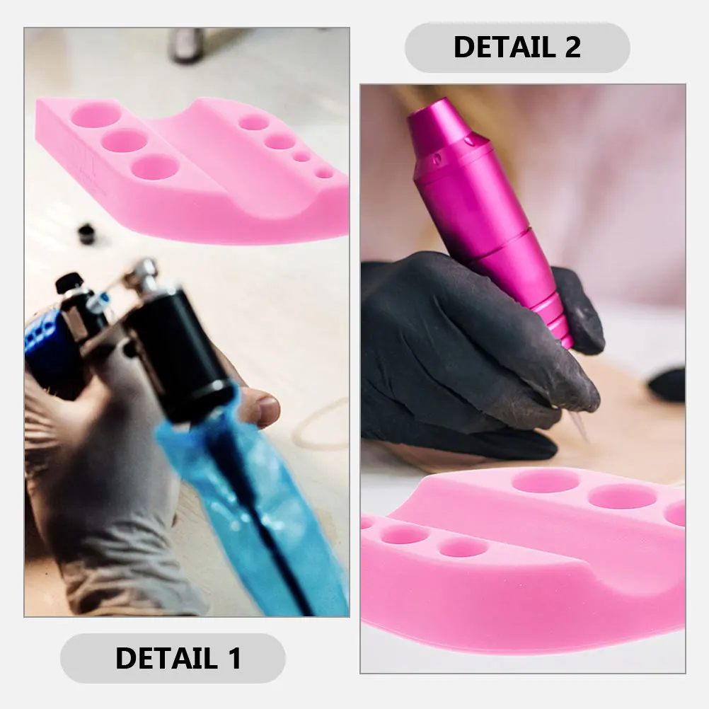 

3Pcs Tattooing Ink Cup Storage Stand Convenient Pigment Tray Stable Design Exquisite Appearance Tattoos Color Cup Rack