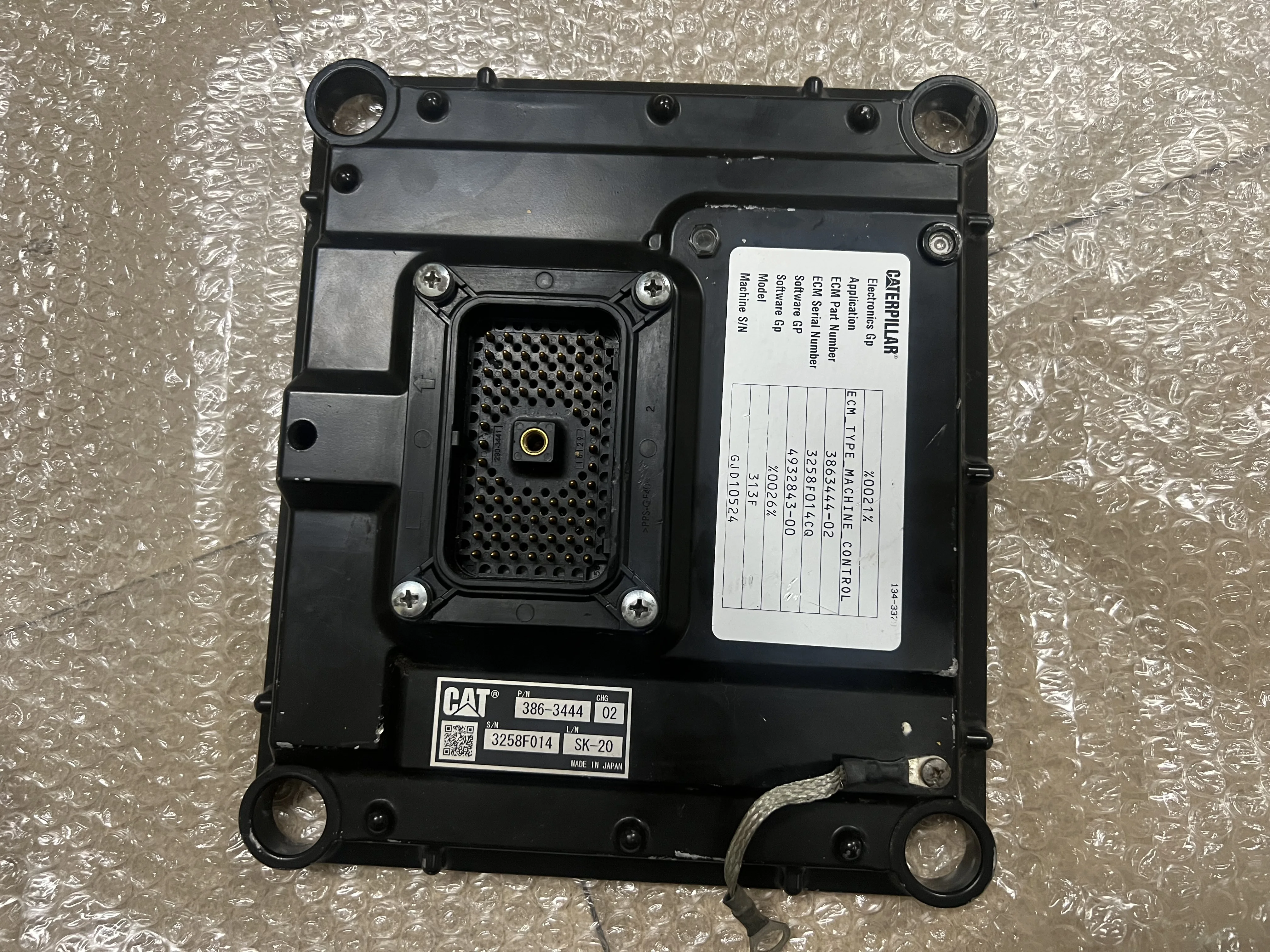 386-3444 Electronic Control of Construction Machinery Equipment E312D2 E312D2GC E313F