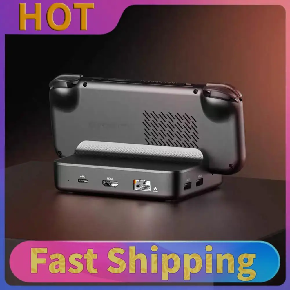 

Зарядная док-станция 7-в-1 для Retroid Pocket 5, док-станция с поддержкой PD-зарядки и HDMI, замена док-станции